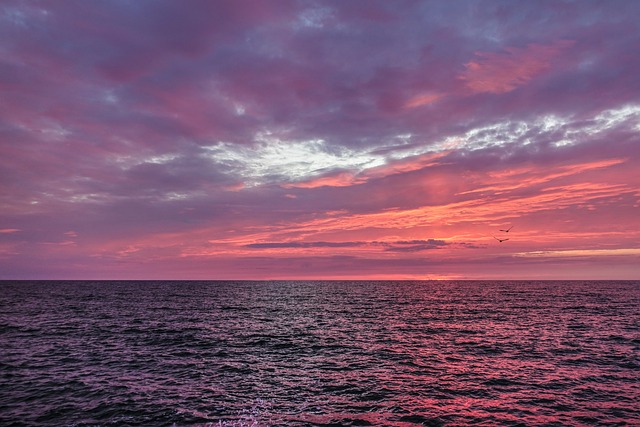 Puesta de sol en la playa